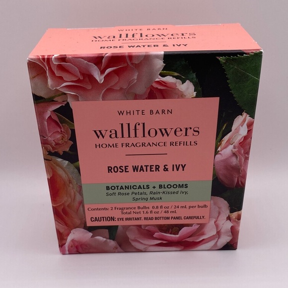 White Barn Bath & Body Works Wallflower Set Rose Water & Ivy - Picture 1 of 2